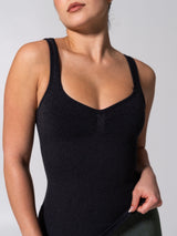 Thumbnail 3 of **PREORDER** Miracle Seamless Hip Tank - Heather Charcoal, 3 of 11