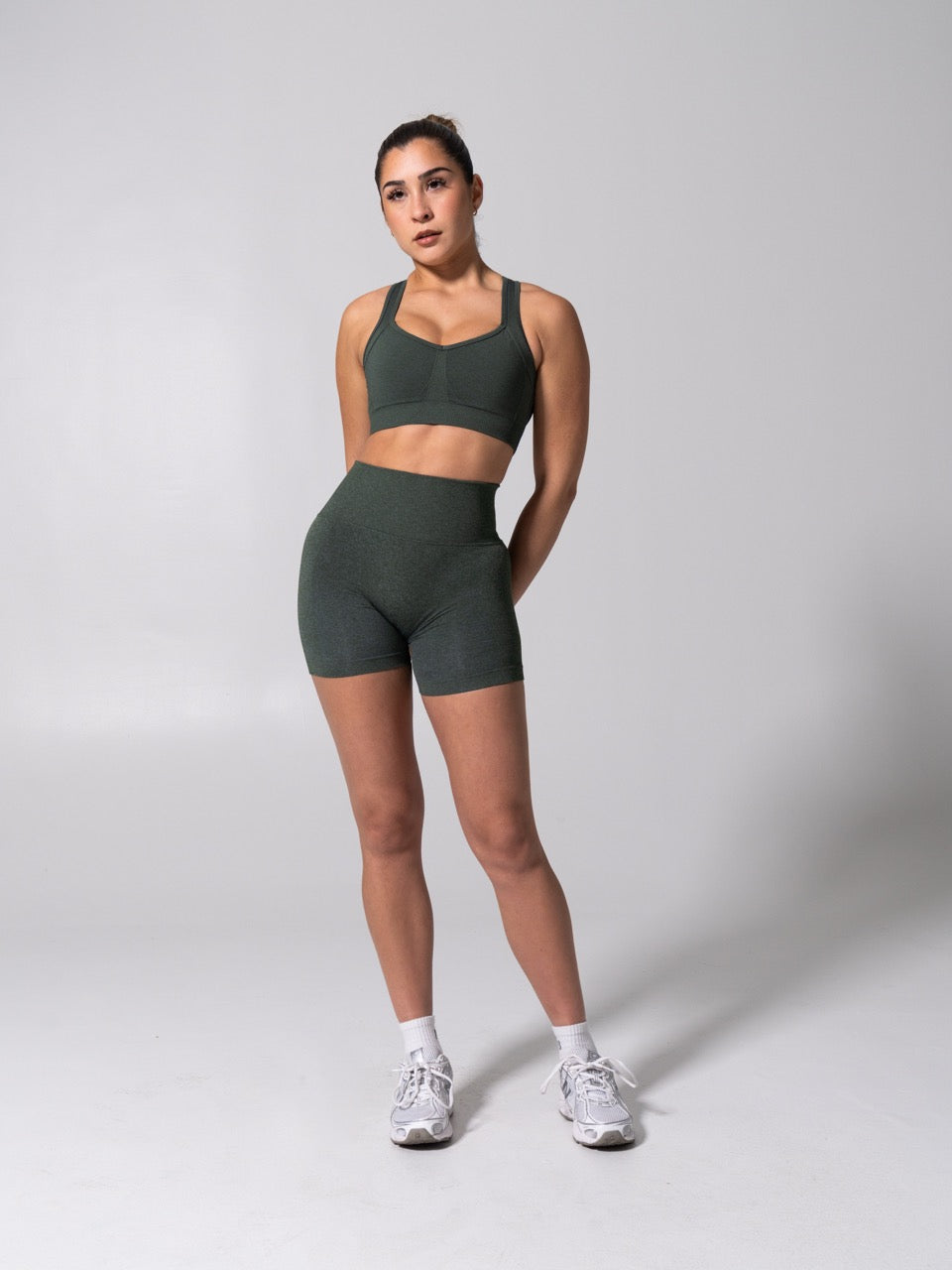 **PREORDER** Miracle Seamless Short 4.5" - Heather Limon Pepino