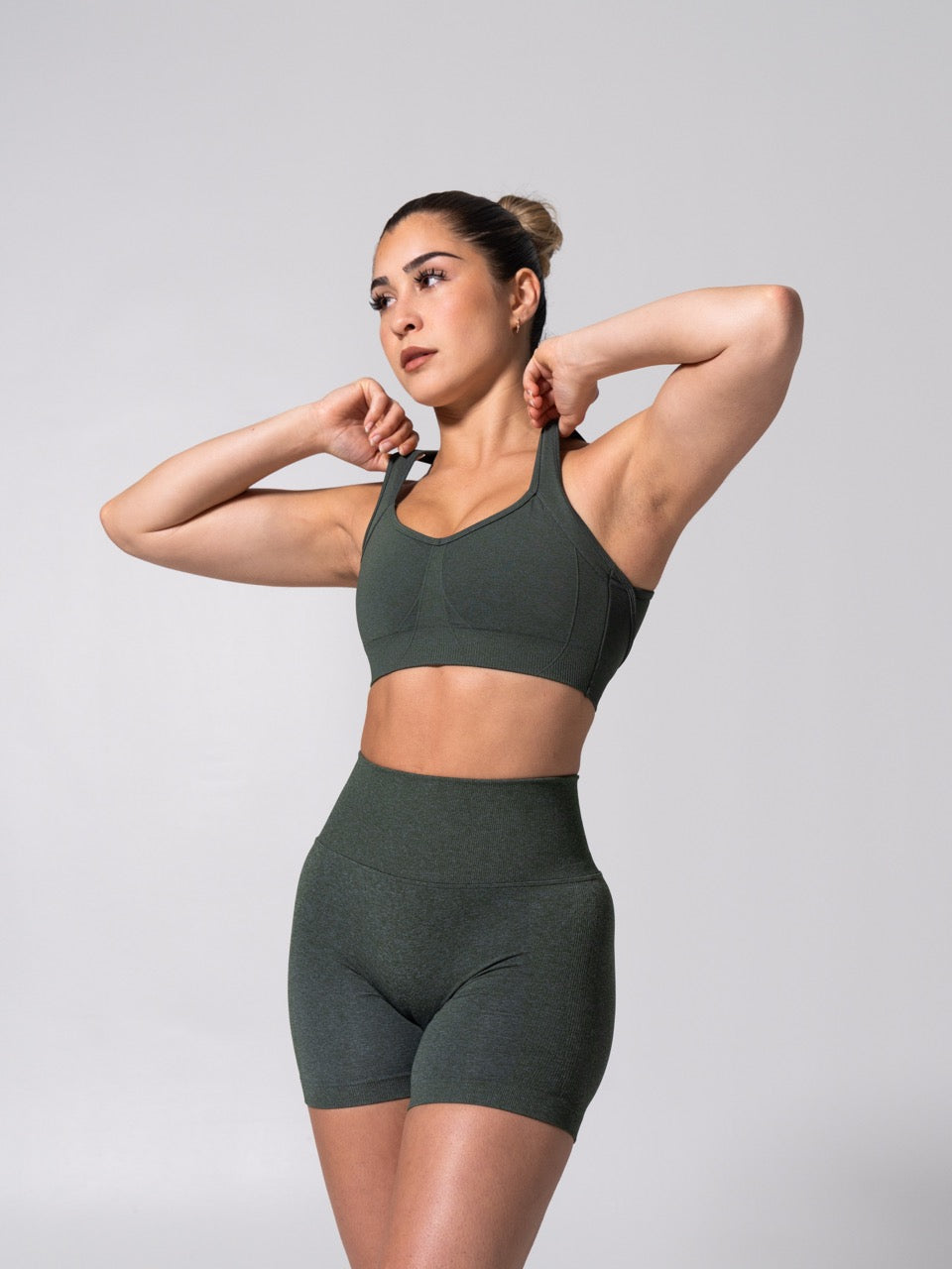 **PREORDER** Vida Seamless Sports Bra - Heather Limon Pepino