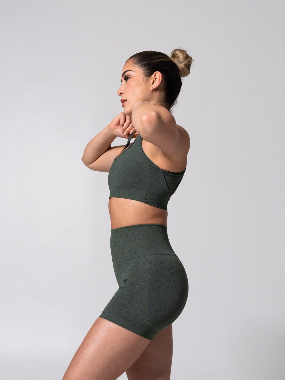 **PREORDER** Vida Seamless Sports Bra - Heather Limon Pepino