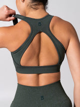 Thumbnail 4 of **PREORDER** Vida Seamless Sports Bra - Heather Limon Pepino, 4 of 9