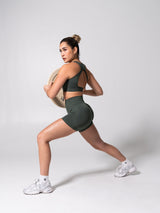 Thumbnail 9 of **PREORDER** Vida Seamless Sports Bra - Heather Limon Pepino, 9 of 9