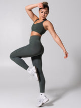 Thumbnail 1 of Miracle Seamless High Rise Legging - Heather Limon Pepino, 1 of 6