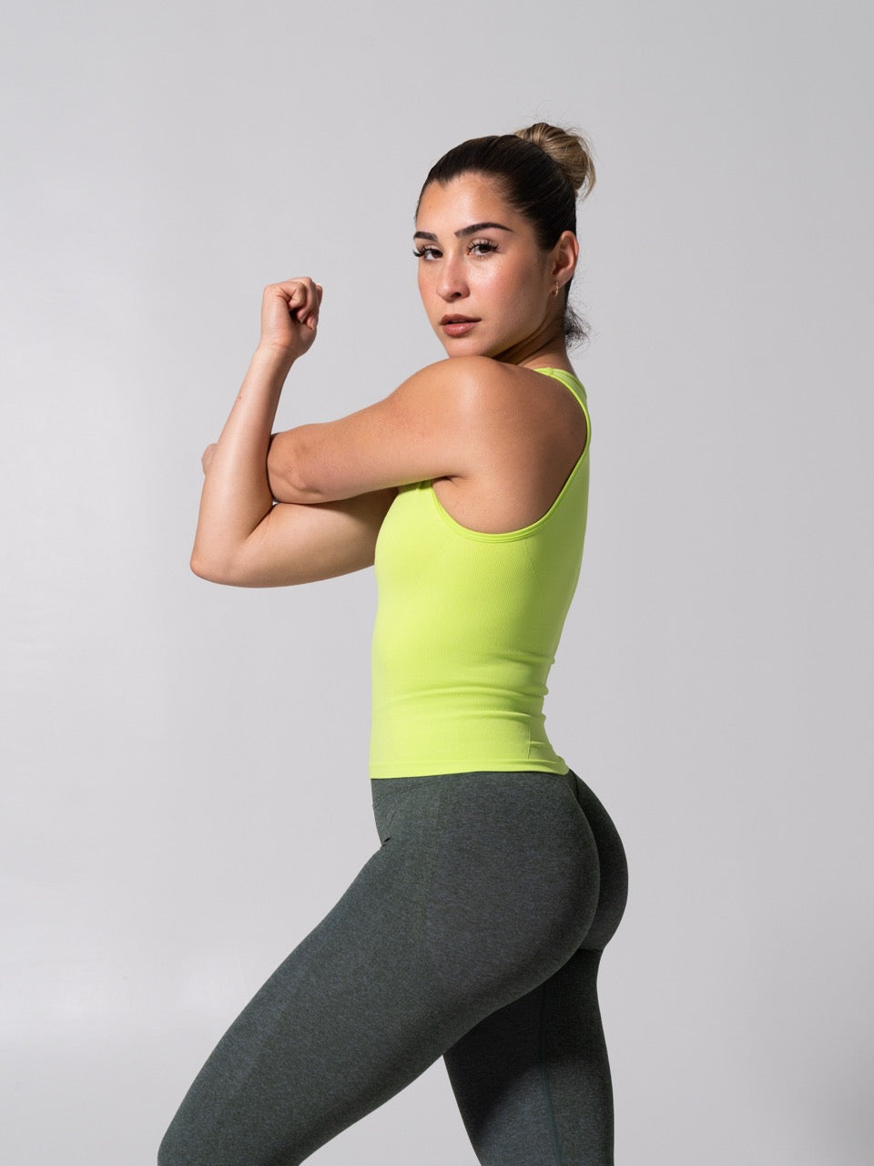 **PREORDER** Shape Seamless Hip Tank - Heather Margarita
