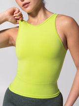 Thumbnail 4 of **PREORDER** Shape Seamless Hip Tank - Heather Margarita, 4 of 11