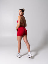 Thumbnail 7 of **PREORDER** Micro Seamless Sports Bra - Heather Lipstick Red, 7 of 10