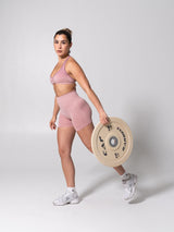 Thumbnail 2 of **PREORDER** Micro Seamless Sports Bra - Heather Rose Ombre, 2 of 7