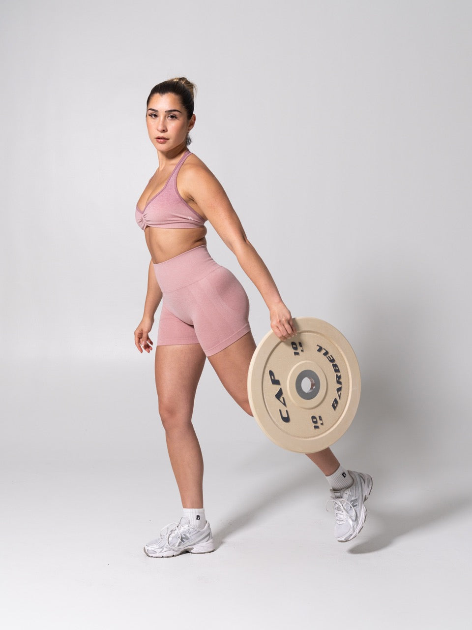 **PREORDER** Micro Seamless Sports Bra - Heather Rose Ombre