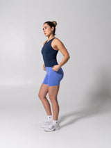 Thumbnail 7 of **PREORDER** Shape Seamless Hip Tank - Heather Baked Blue, 7 of 9