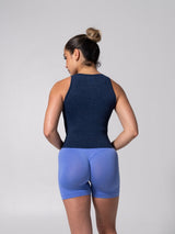 Thumbnail 9 of **PREORDER** Shape Seamless Hip Tank - Heather Baked Blue, 9 of 9