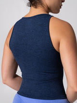 Thumbnail 4 of **PREORDER** Shape Seamless Hip Tank - Heather Baked Blue, 4 of 9