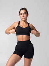 Thumbnail 5 of **PREORDER** Vida Seamless Sports Bra - Heather Charcoal, 5 of 10