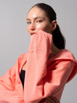 Thumbnail 8 of Threads Waist Zip Hoodie - Sorbet, 8 of 10