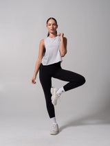Thumbnail 2 of Essential Waist Tank - Heather Grey, 2 of 6