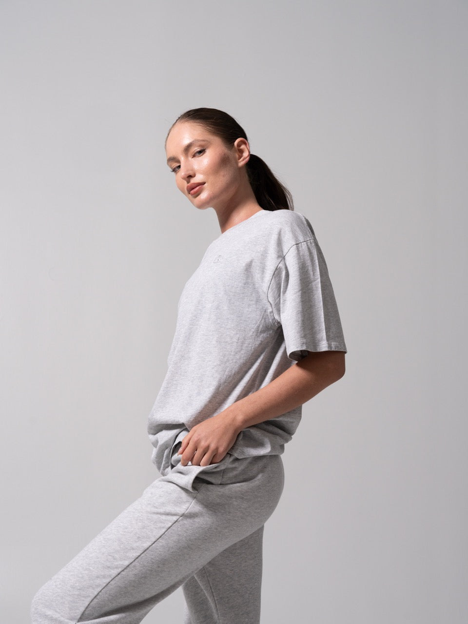 Essential Short Sleeve Tee - Heather Grey