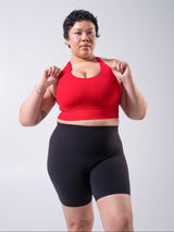 Thumbnail 1 of Rosa Sports Bra - Lipstick Red, 1 of 6