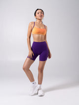 Thumbnail 6 of Reversible Sports Bra - Grape Jelly and Lava Print, 6 of 12