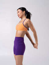 Thumbnail 8 of Reversible Sports Bra - Grape Jelly and Lava Print, 8 of 12