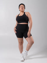 Thumbnail 1 of Rosa Sports Bra - Onyx Black, 1 of 5