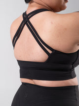 Thumbnail 2 of Rosa Sports Bra - Onyx Black, 2 of 5