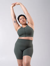 Thumbnail 6 of Wicked Zip Sports Bra - Limon Pepino, 6 of 6