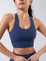 Thumbnail 6 of Rosa Sports Bra - Baked Blue, 6 of 7