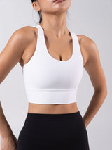 Thumbnail 1 of Rosa Sports Bra - White, 1 of 7