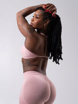 Thumbnail 3 of **PREORDER** Micro Seamless Sports Bra - Heather Rose Water, 3 of 11