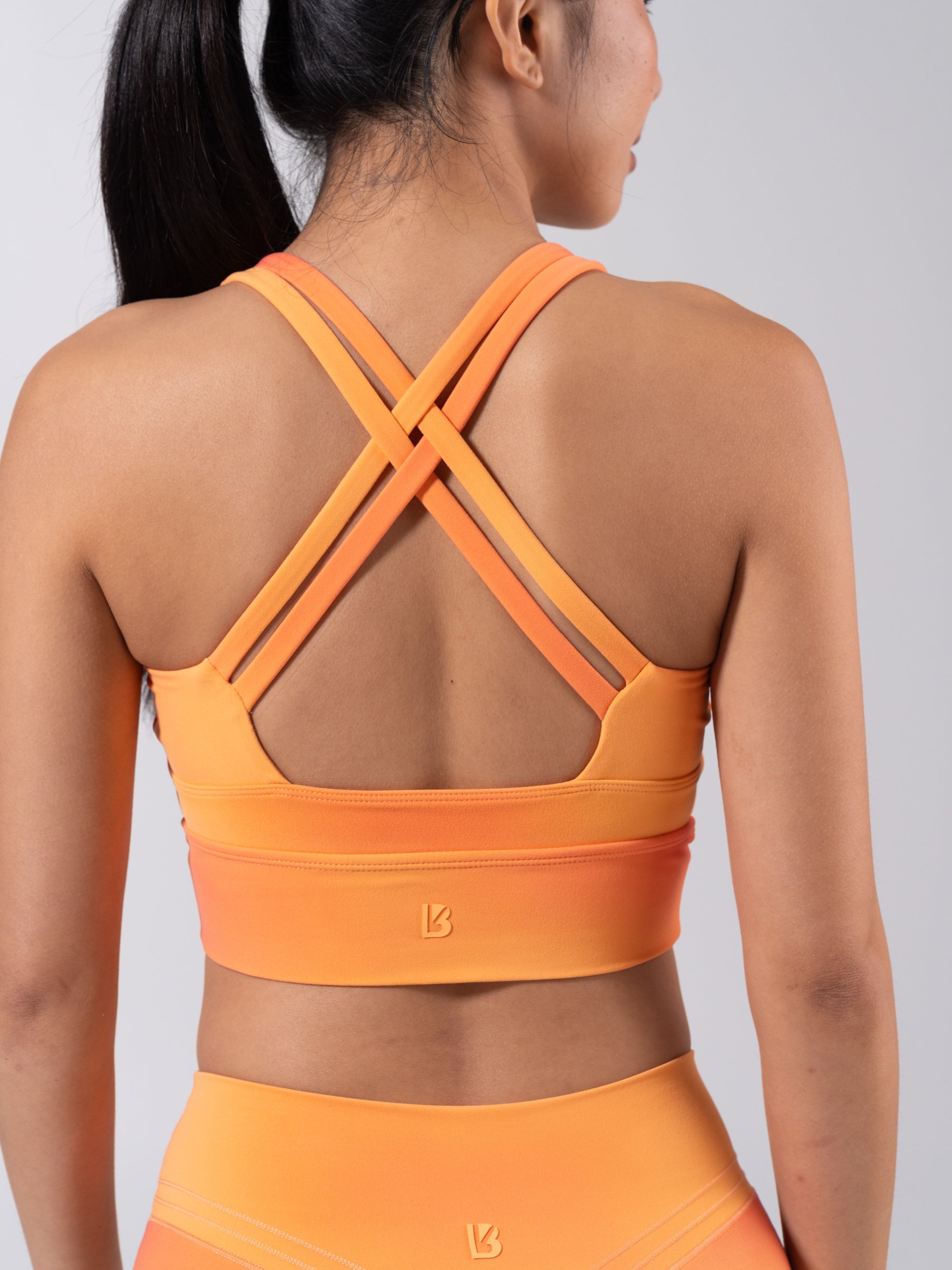 Rosa Sports Bra - Lava Print