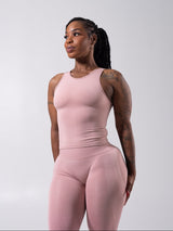Thumbnail 2 of **PREORDER** Shape Seamless Hip Tank - Heather Rose Water, 2 of 9
