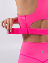 Thumbnail 9 of Wicked Zip Sports Bra - Hot Mess, 9 of 11