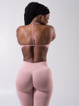 Thumbnail 9 of **PREORDER** Micro Seamless Sports Bra - Heather Rose Water, 9 of 11