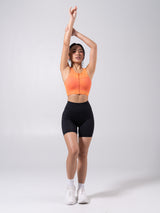 Thumbnail 5 of Wicked Zip Sports Bra - Lava Print, 5 of 11