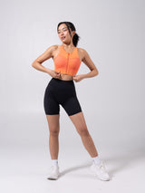 Thumbnail 10 of Wicked Zip Sports Bra - Lava Print, 10 of 11
