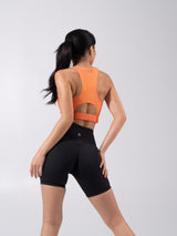 Thumbnail 2 of Wicked Zip Sports Bra - Lava Print, 2 of 11