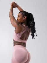 Thumbnail 2 of **PREORDER** Vida Seamless Sports Bra - Heather Rose Ombre, 2 of 7