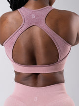 Thumbnail 5 of **PREORDER** Vida Seamless Sports Bra - Heather Rose Ombre, 5 of 7