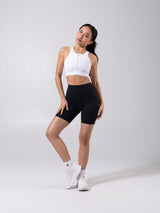 Thumbnail 3 of Wicked Zip Sports Bra - White, 3 of 9