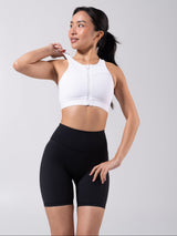 Thumbnail 1 of Wicked Zip Sports Bra - White, 1 of 9