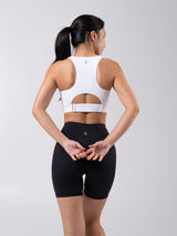 Thumbnail 2 of Wicked Zip Sports Bra - White, 2 of 9