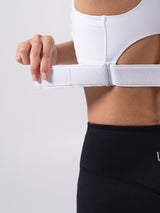 Thumbnail 8 of Wicked Zip Sports Bra - White, 8 of 9