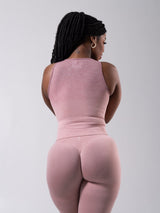 Thumbnail 4 of **PREORDER** Shape Seamless Hip Tank - Heather Rose Ombre, 4 of 9