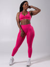 Miracle Seamless Mid Rise Legging - Heather Miami Vice