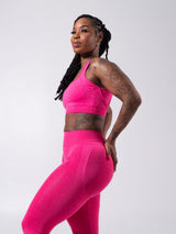 Thumbnail 5 of **PREORDER** Vida Seamless Sports Bra - Heather Miami Vice, 5 of 7