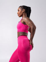 Thumbnail 7 of **PREORDER** Vida Seamless Sports Bra - Heather Miami Vice, 7 of 7