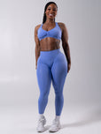 Miracle Seamless Mid Rise Legging - Heather Azul