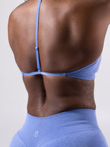 Thumbnail 4 of **PREORDER** Micro Seamless Sports Bra - Heather Azul, 4 of 6