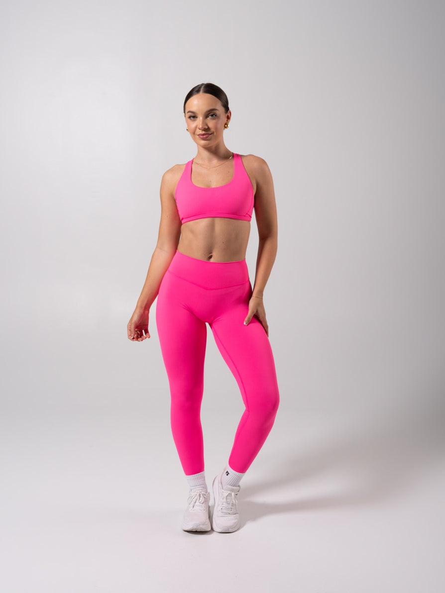 Crossfire Sports Bra - Hot Mess