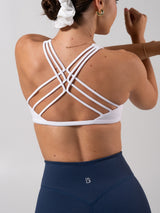 Thumbnail 4 of Crossfire Sports Bra - White, 4 of 9