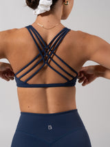 Thumbnail 4 of Crossfire Sports Bra - Baked Blue, 4 of 9